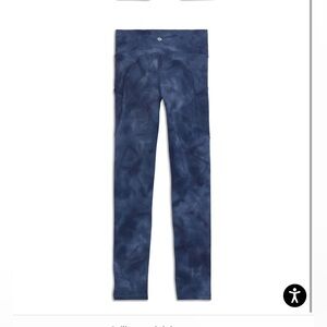 Invigorate Tie Dye 🍋 Lululemon Leggings